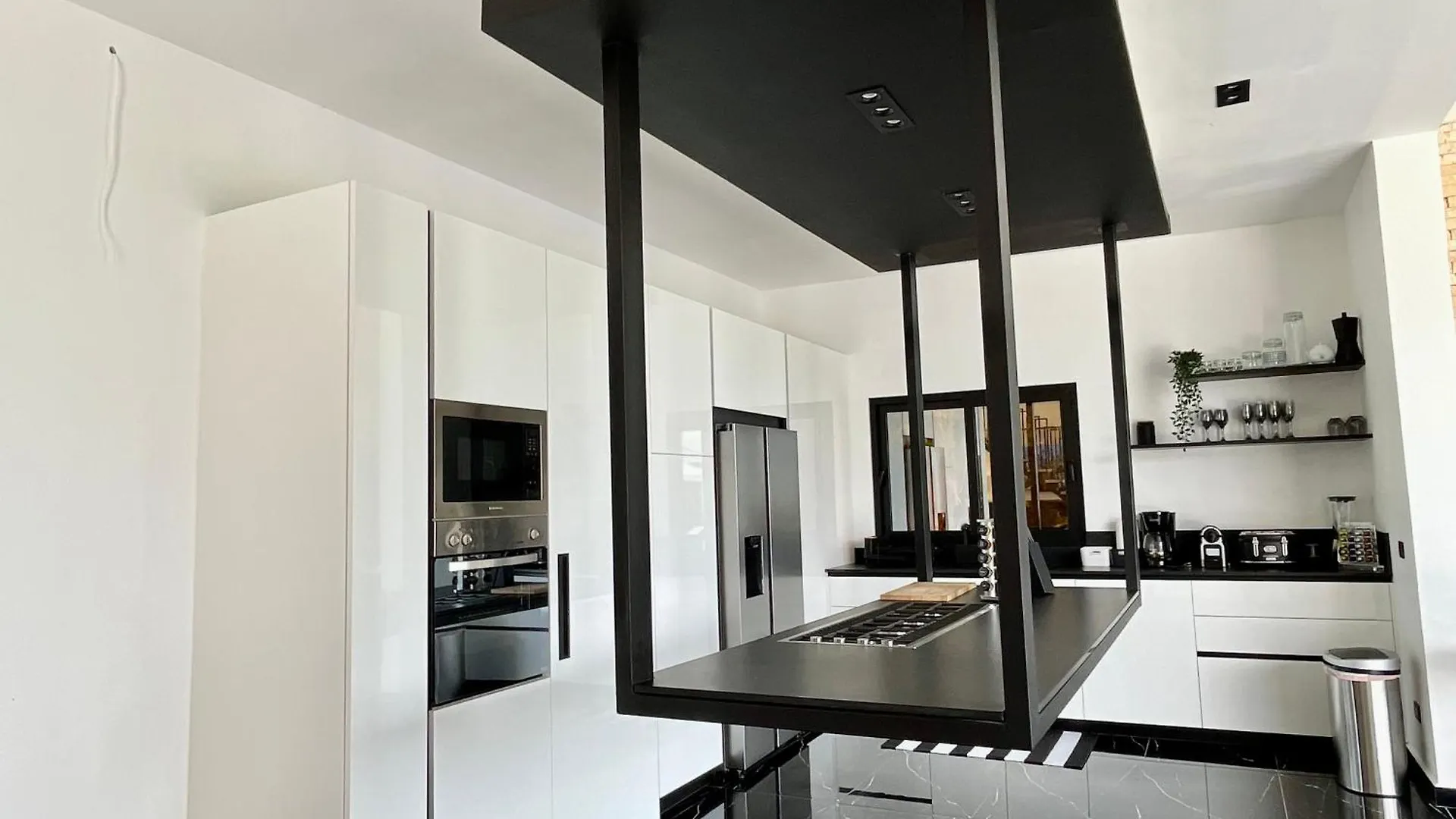 Casa Black And White Frente Al Mar 拉斯加勒拉斯 多米尼加共和国